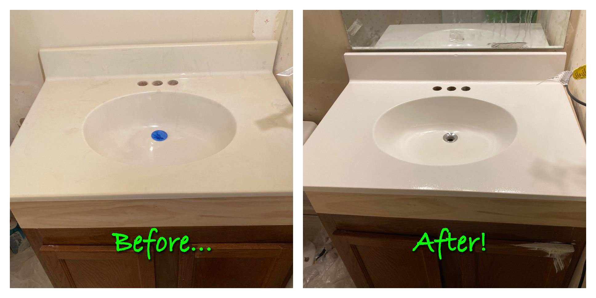 Resurfacing an Old Sink DIY Oak Hill Home Solutions